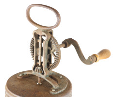 Deckel des Butterglases mit Griff