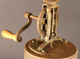 Deckel des Butterglases mit Mechanik