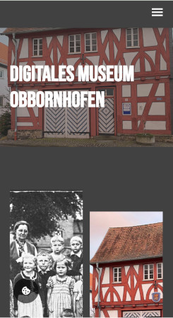 Screenshot Startseite Digitaler Ortsrundgang Obbornhofen